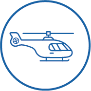 Corse hélicoptère