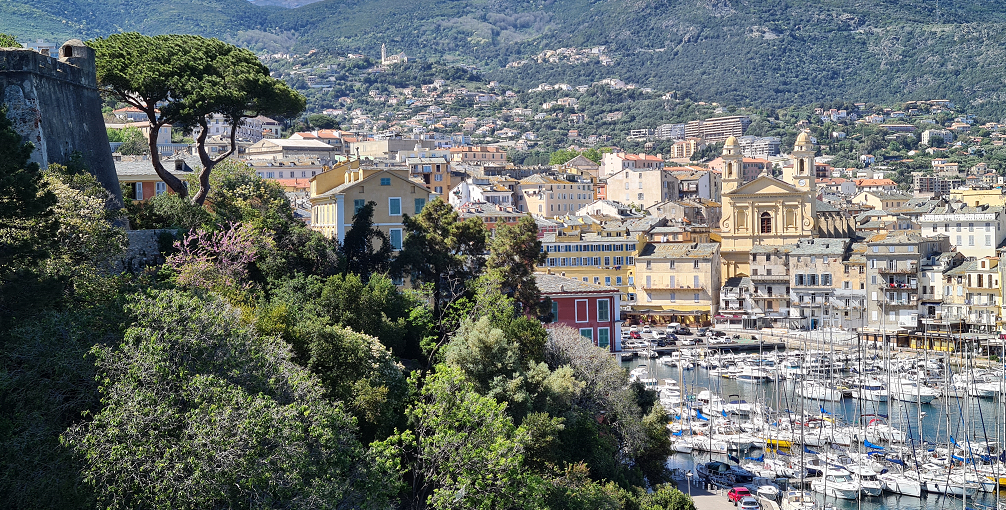 Jardin Romieu vue Bastia 